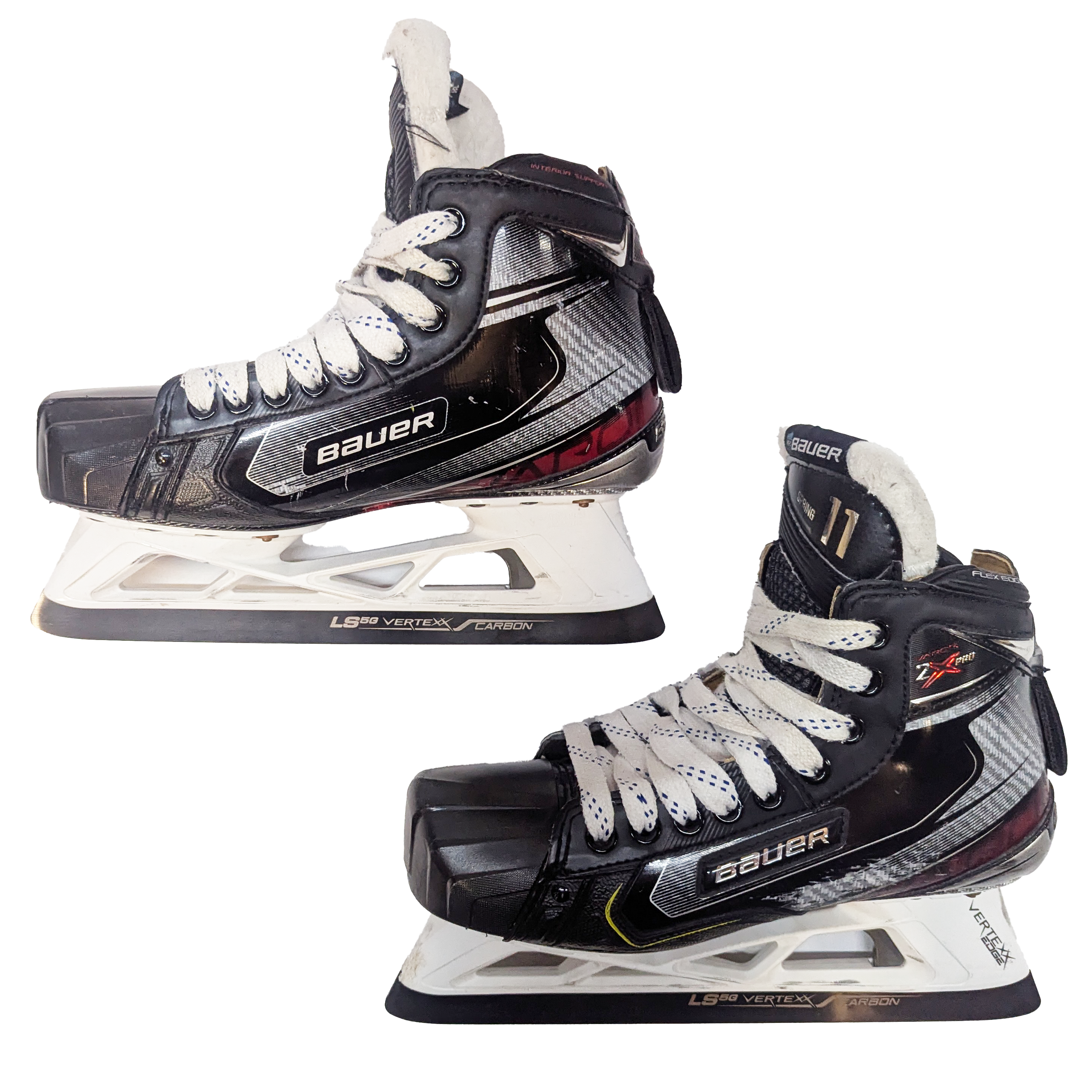 Bauer Vapor 2X Pro - Used Pro Stock Hockey Goalie Skate - Size 5.5